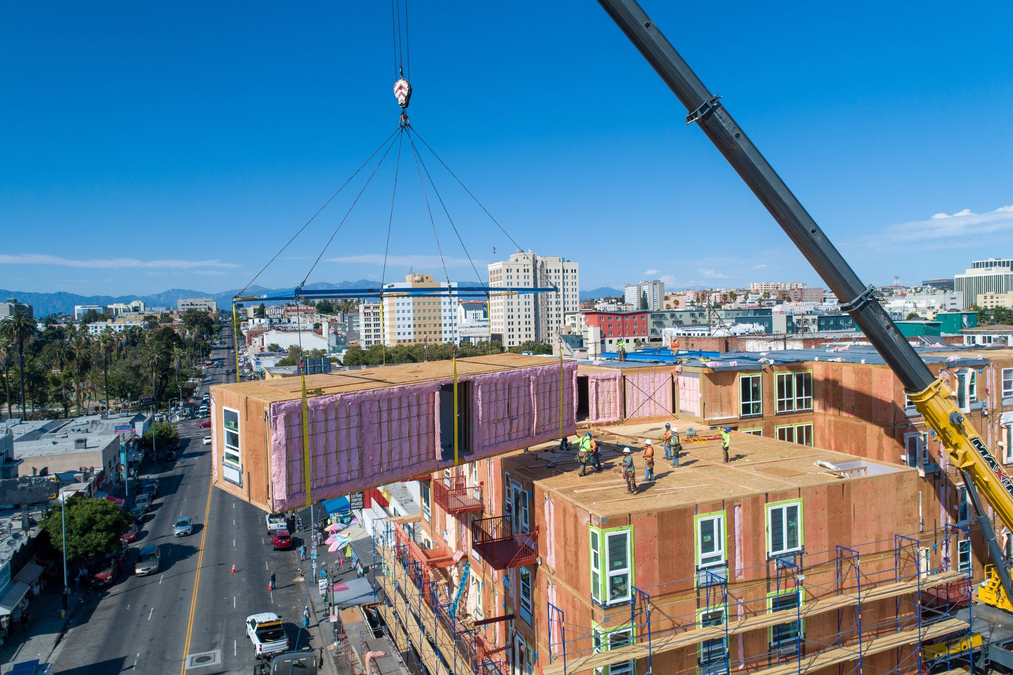 Impact module placed on top of building 3.28.23