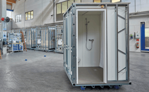 Geberit in-wall carrier systems for modular pod bathrooms